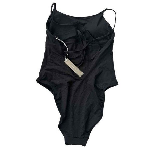 NWT Everlane The String One-Piece Swimsuit in Black Size Small - Picture 6 of 9